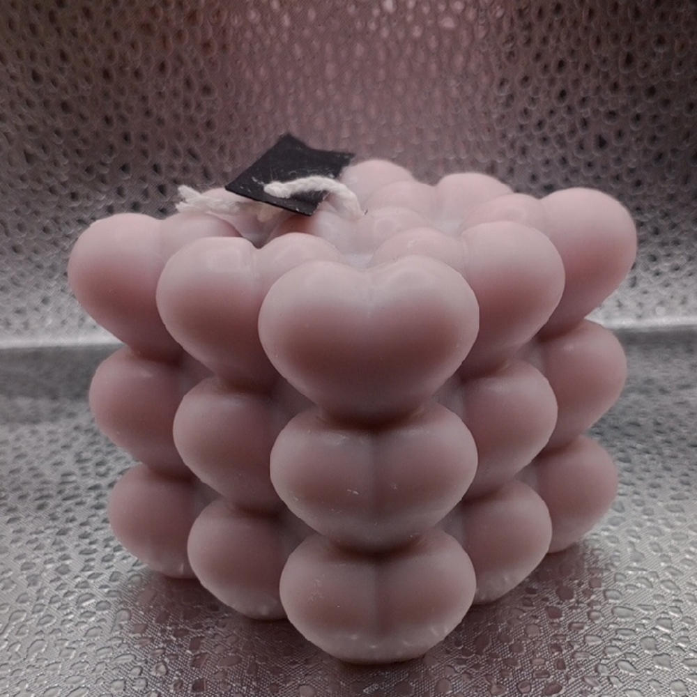 BaRich Candle For Life 💕 Heart-Shaped Pink Candle